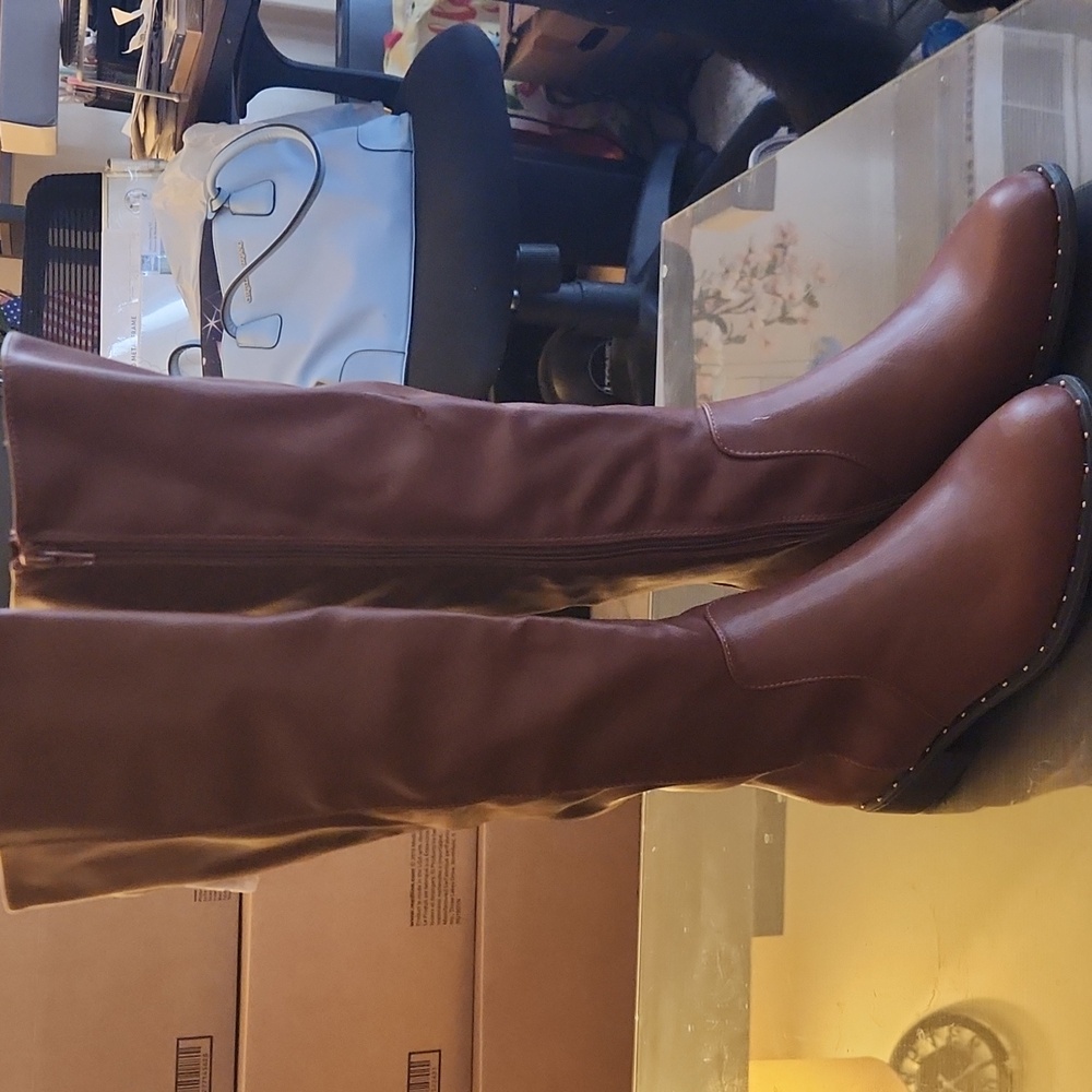 Brown Knee High Boots